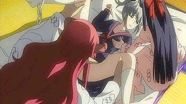 Horny Japanese Cuties Take on a Steamy Threesome in Hentai