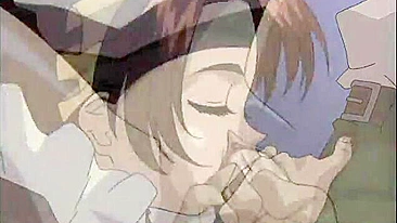 Anime Maid Fingering Wet Pussy and Riding Dick