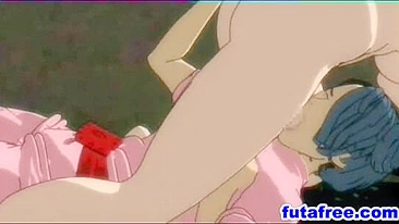Anime Dickgirl Gets Cock Fucked And Blowjob - Hentai Cartoon Porn Video
