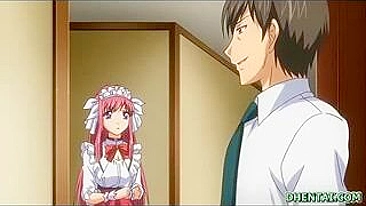 Japanese Anime Porn - Busty Maid with Wet Pussy Gets Deep Fucked