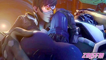 Overwatch content showing leggy girls that are addicted to long cocks and sex