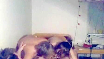 College Lesbian Threesome Cum Swap Facial Gangbang Homemade Porn