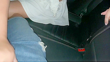 Public Sex In The Car With A Superb Woman