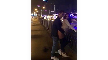Risky Sweethearts Engage In Public Sex, Filmed By Kinky Friend