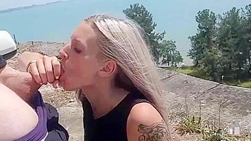 Fully Exposed Outdoor Fuck With Stunning Girlfriend In Public Sex Video