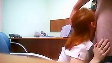 Sultry Office Secretary Screws Sleazy Boss In Concealed Sex Video