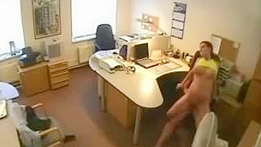 Fucking In Office With Big Boobs Girl - Hidden Camera