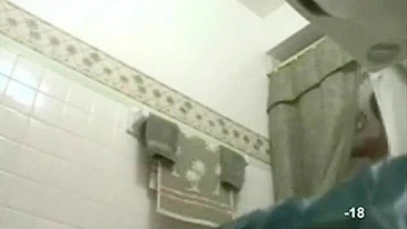 Sis' Shower Goes Viral, Bro Gets a Load Off Watching Her Every Day on Spy Cam!